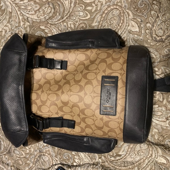 Tan Coach unisex backpack - Picture 10 of 11